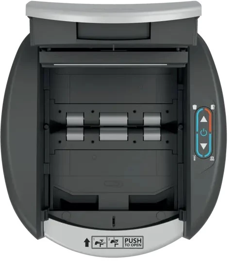 Rexel ShredMax AutoFeed+ 150M automatic paper shredder, P5, 150 sheets, 15-litre waste bin