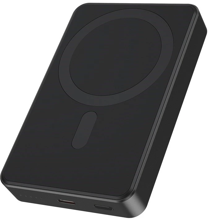 Gembird PB10-WPC15M-01 Magnetinė belaidė nešiojama baterija 15 W, 10000 mAh, juoda