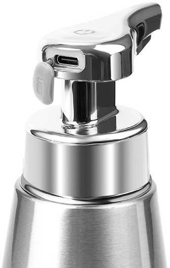 Power Plant Llc Skysto Muilo Dozatorius - Automatinis Beprisilietimas 400ml Nerūdijančio Plieno Įkraunamas