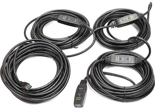 Power Plant Llc USB Prailginimo Laidas - 30m USB 3.0 AF-AM 5Gbps Aktyvus Signalo Stiprintuvas