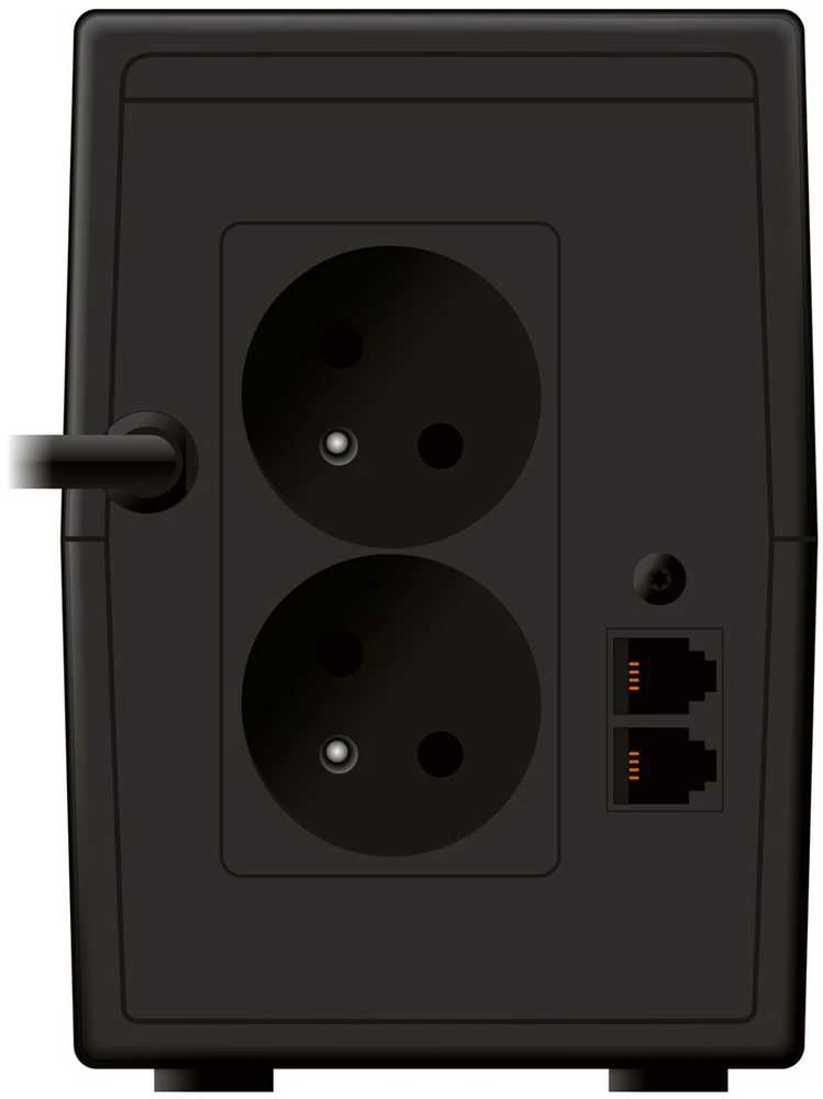 POWERWALK VI 650 SH FR Power Walker UPS Line-Interactive 650VA 2x 230V PL OUT, RJ11 IN/OUT, USB