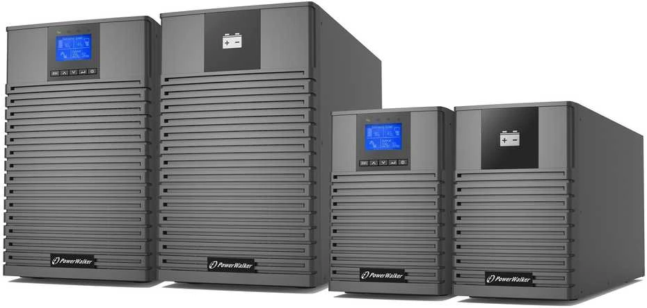 Power Walker POWERWALKER UPS On-Line VFI 2000 ICT IOT 1/1 fazė 2000VA PF1 8x IEC C13 lizdai C14 USB/RS232 EPO LCD