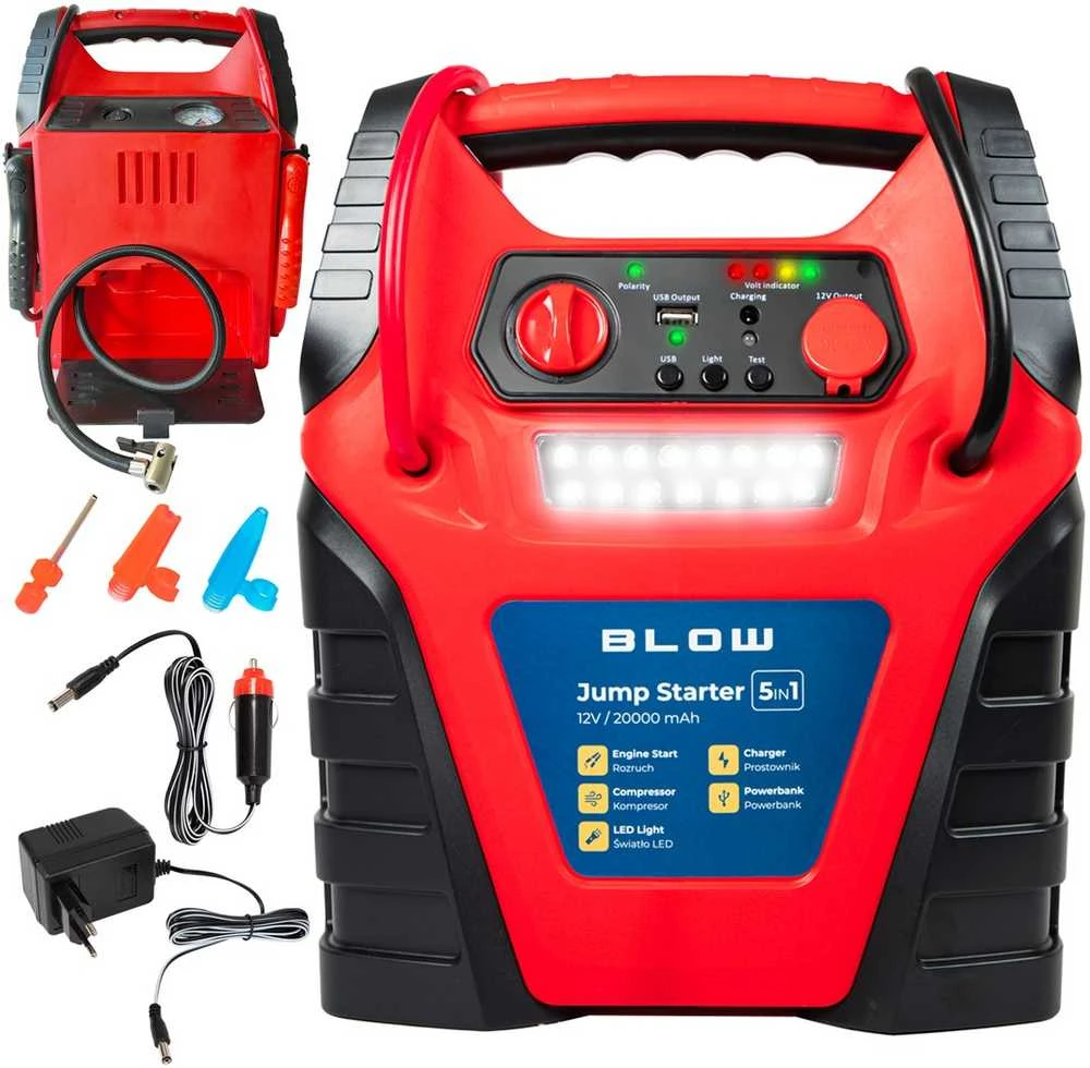 Blow Jump Starter su 5w1 kompresoriais