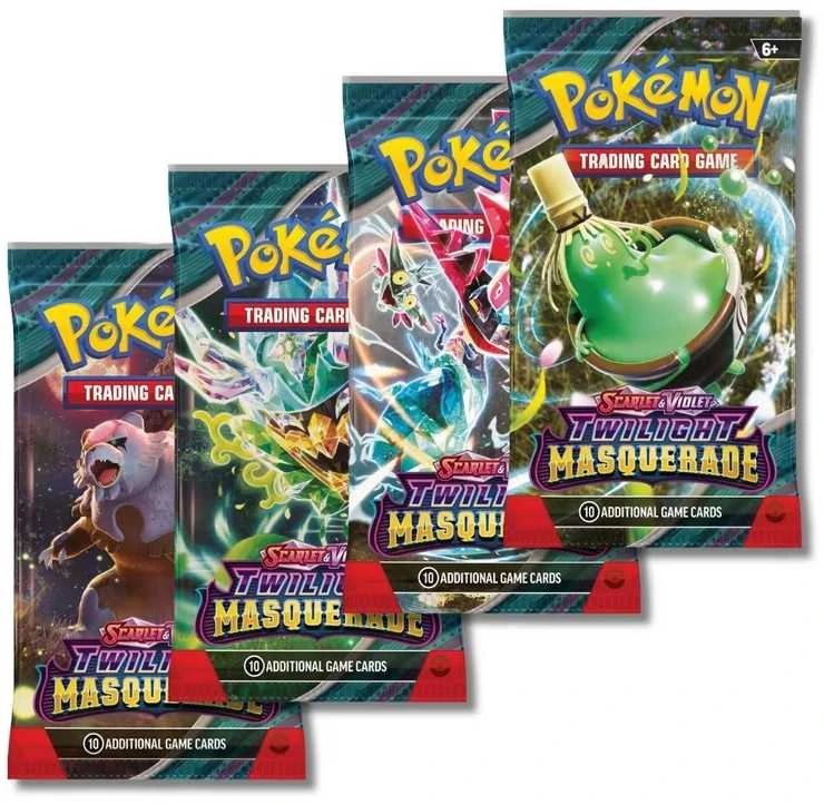 Pokémon TCG S&V Twilight Masquerade papildymo paketas – 10 kortų, anglų