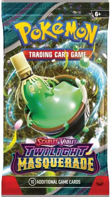 Pokémon TCG S&V Twilight Masquerade papildymo paketas – 10 kortų, anglų