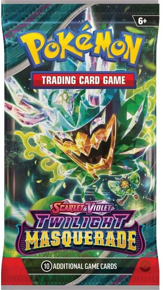 Pokémon TCG S&V Twilight Masquerade papildymo paketas – 10 kortų, anglų