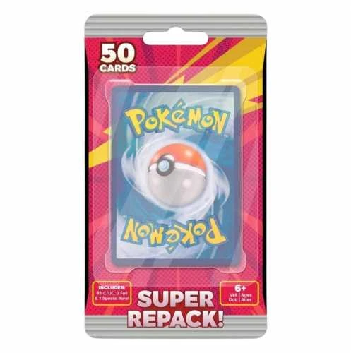 Prekybos kortelės - Saivix Pokemon TCG Super Repack 50 kortelių
