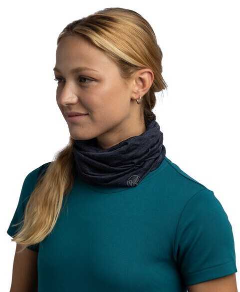 Priedai - Buff Lengvas Merino Vilnos Multifunkcinis Šalikas Mėlynas