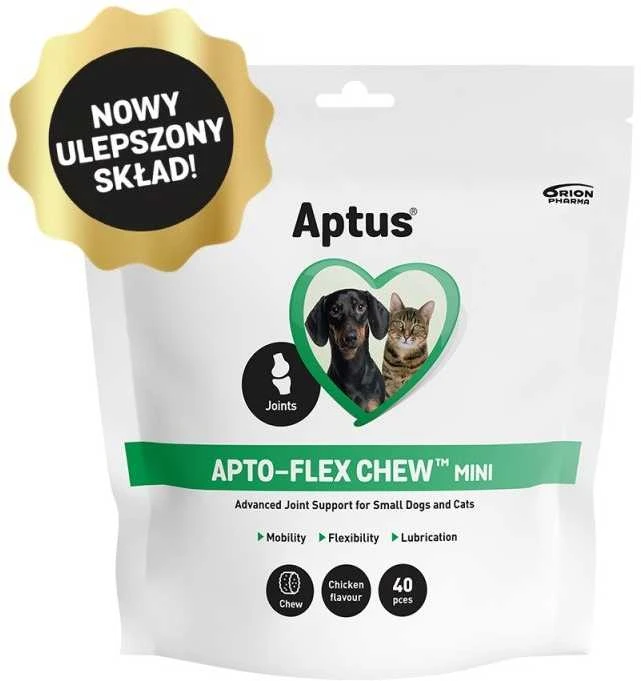 Priedas - Aptus Apto-flex Kramtomasis Mini Sąnarių Palaikymas Šunims ir Katėms