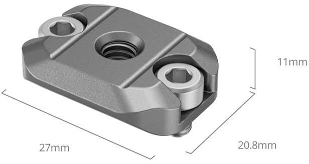 SmallRig 4640 HawkLock H21 Quick Release mini NATO Rail for DJI Stabilizers