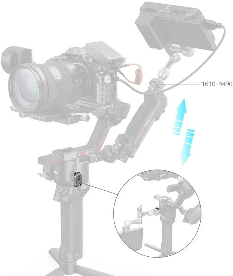 SmallRig 4640 HawkLock H21 Quick Release mini NATO Rail for DJI Stabilizers