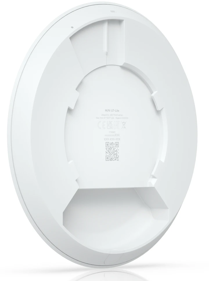 Prieigos Taškas - Ubiquiti U7 Lite Wi‑Fi 7 2,4/5 GHz 4 300 Mbit/s 2,5 Gbit/s PoE 13 W Baltas