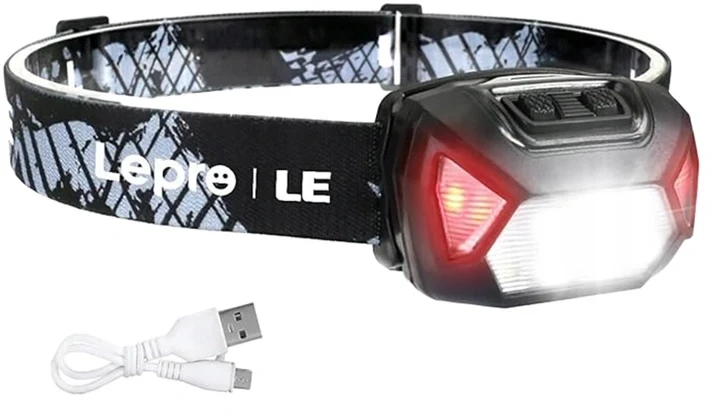 LEPRO 320014 USB Headlamp