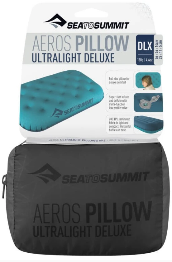 Pagalvė Sea To Summit Aeros Ultralight Pillow Deluxe ( Pilkas)