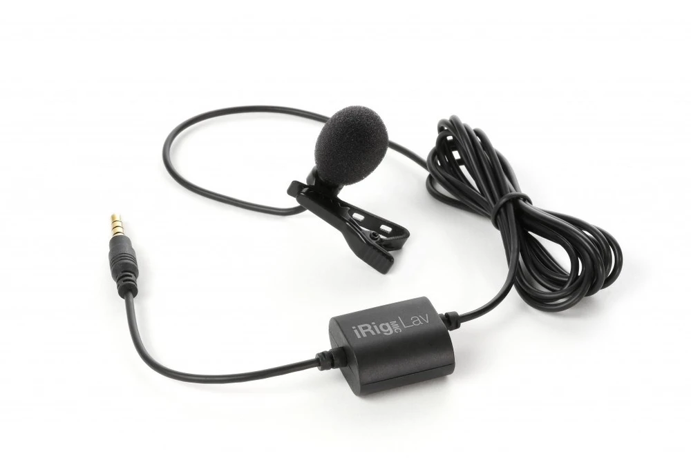 IK Multimedia iRig Mic Lav Juodas Prisegamas mikrofonas