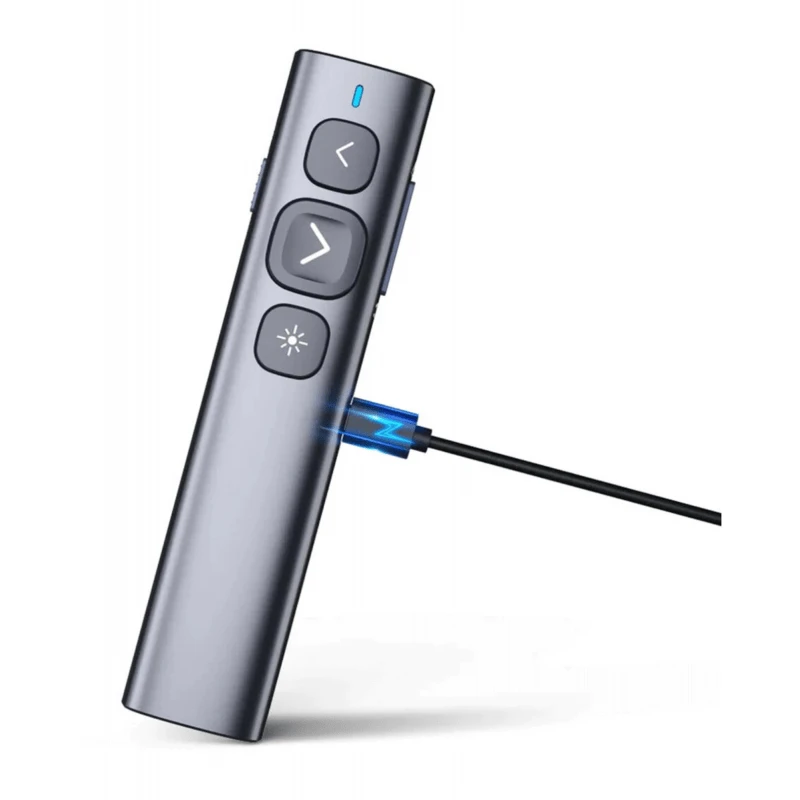 Pristatymų pultelis - Norwii N95 Plus BLE, raudonas ir žalias lazeris, USB-A/USB-C, 100 m, 300 mAh, 31 g