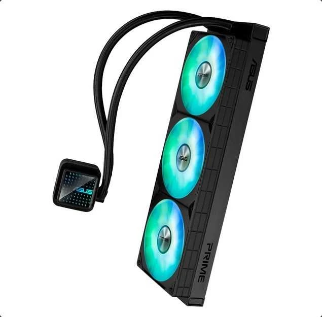 Procesoriaus Aušinimo Rinkinys - Asus Prime LC 360 ARGB 3 Ventiliatoriai Juodas