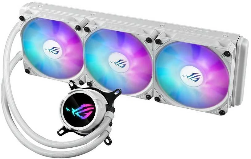ROG Strix LC III 360 baltas aušintuvo radiatorius su RGB