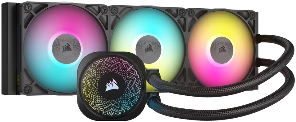 Corsair iCUE LINK TITAN RX RGB Procesorius Viskas viename skysčių aušintuvas 12 cm Juodas 1 vnt.