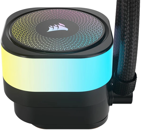Corsair iCUE LINK TITAN RX RGB Procesorius Viskas viename skysčių aušintuvas 12 cm Juodas 1 vnt.