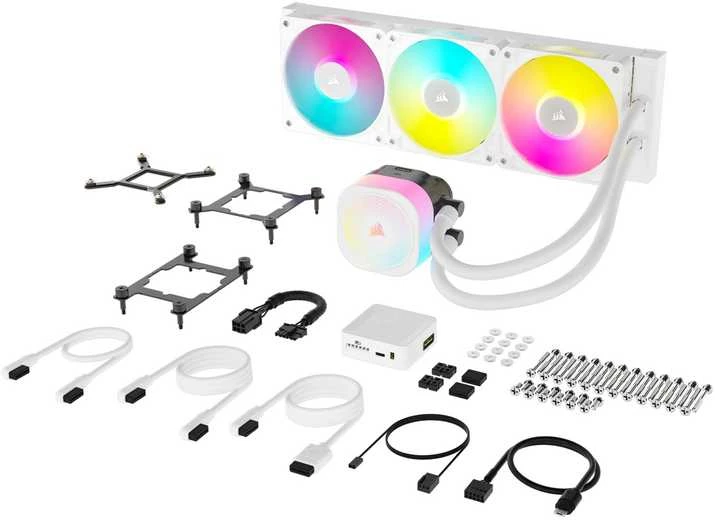 Corsair iCUE LINK Titan 360 RX RGB Baltas CW-9061021-WW