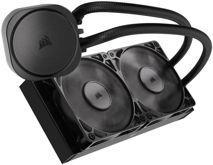 Procesoriaus Aušintuvas - Corsair Nautilus 240 RS Juoda