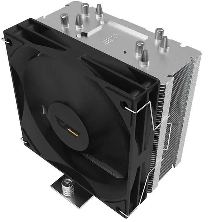 Procesoriaus Aušintuvas - DarkFlash S31 ARGB Juodas 120 × 120 × 25 mm 800–1 800 Aps./min. Hidroguolių Ventiliatorius Intel LGA 1851/1700/12XX/115X AMD AM5/AM4 Lizdams Juodas