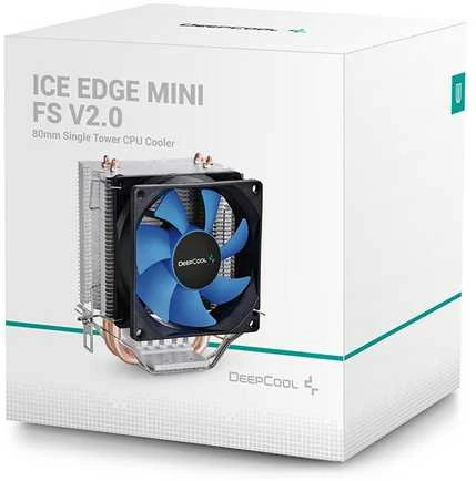 Deepcool „Ice Edge Mini FS“ universalus aušintuvas, 2 šilumos vamzdžiai, Intel LGA1700/1200/1151/1150/1155 ir AMD AM5/AM4 | Universalus | Deepcool | "Iceedge mini FS" | Universalus