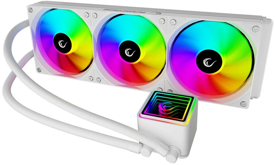 Procesoriaus Aušintuvas - RAMPAGE Infinite V360 Vandens Aušinimo Rinkinys Baltas