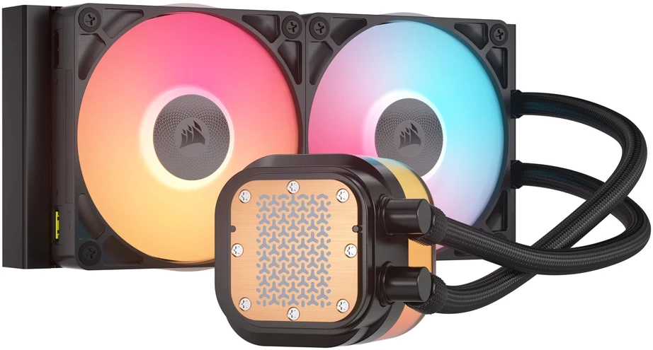 Corsair | Skystas procesoriaus aušintuvas | iCUE LINK TITAN 240 RX LCD | Intel, AMD
