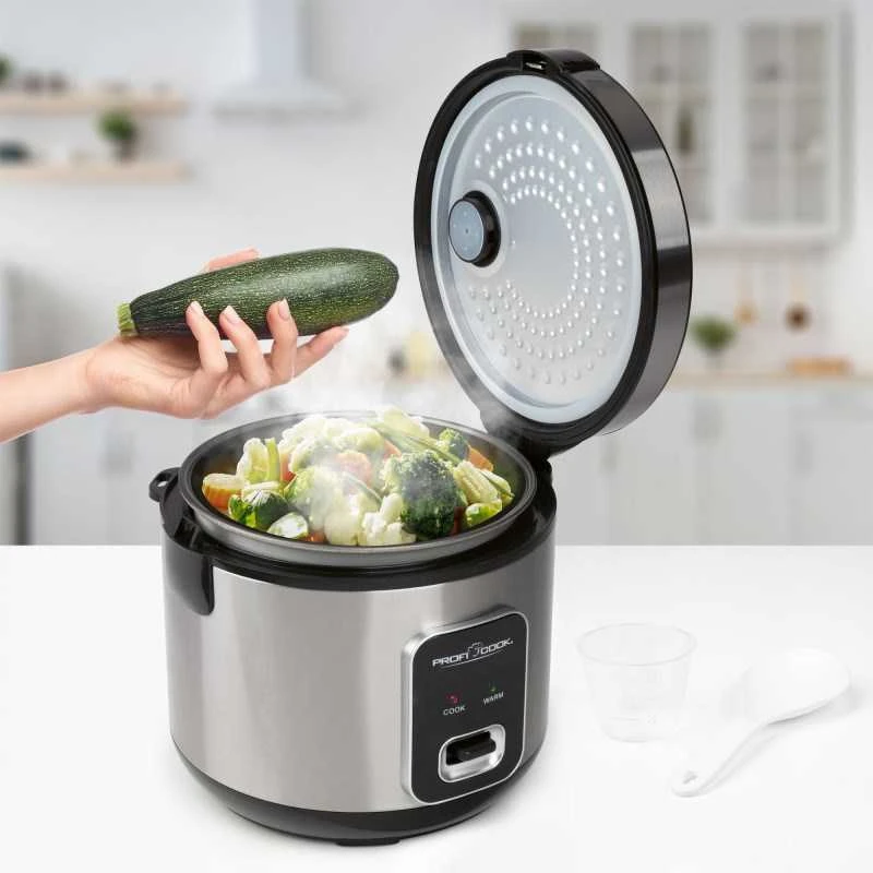 ProfiCook PC-RK 1285 ryžių virimo aparatas daržovių gaminimui