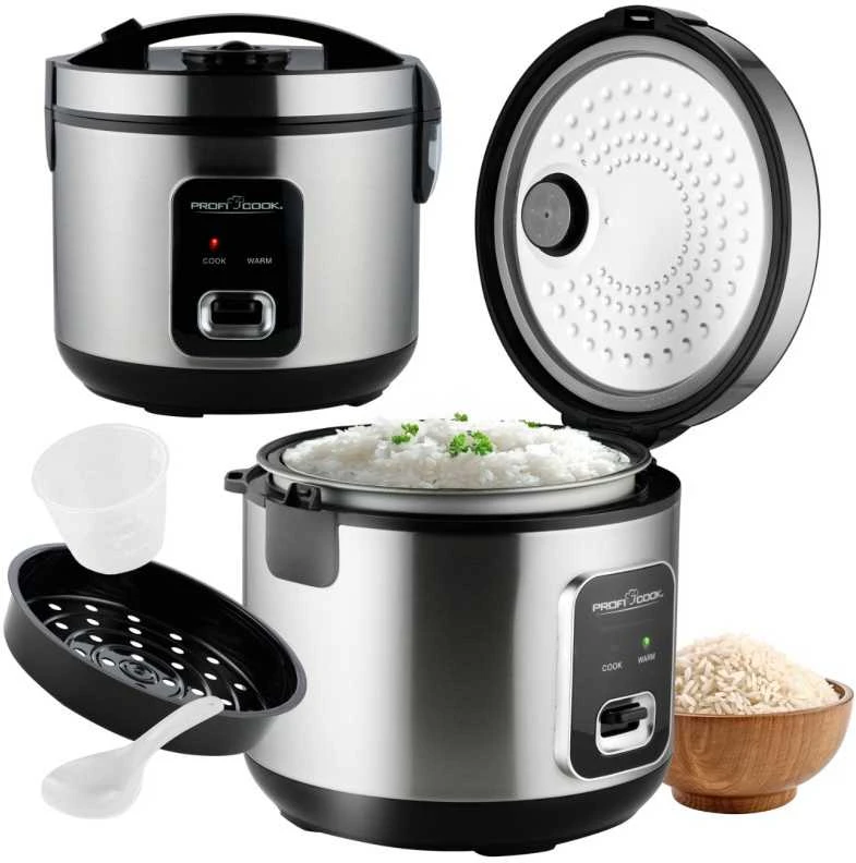 Profi Cook ProfiCook PC-RK 1285 rice cooker Juodas, Sidabrinis