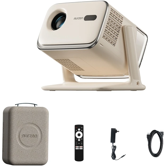 AURZEN Boom Mini Projektorius Case Bundle
