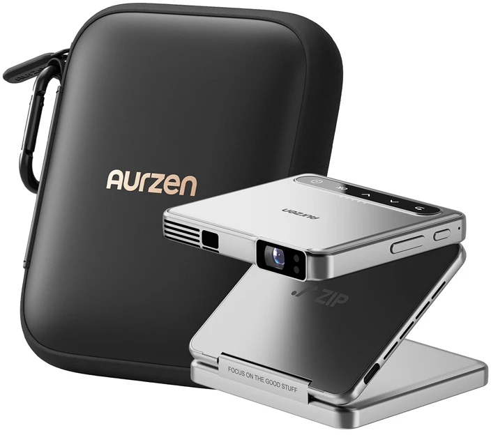 AURZEN Zip Projektorius (Sidabrinis)