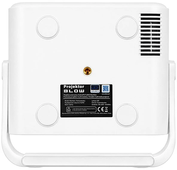 Projektorius - BLOW AndroidTV FullHD MaxView 1280×720 Wi‑Fi Balta