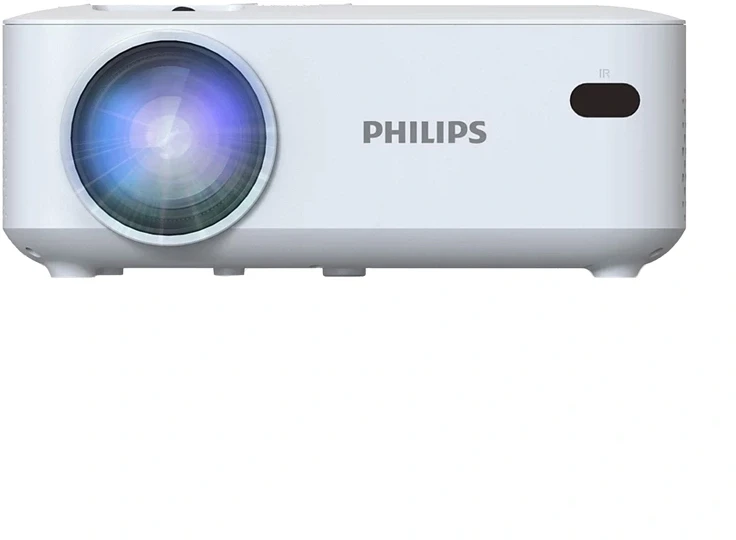 Projektorius - Philips N-100 Mini Projektorius 800x480, 65 Colių, Baltas