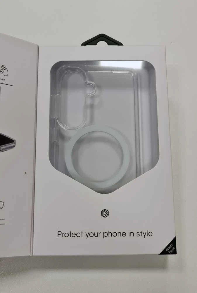 Promiz Apsauginis dėklas nuo kritimų (suderinamas su Magsafe) - skaidrus, Samsung Galaxy S26