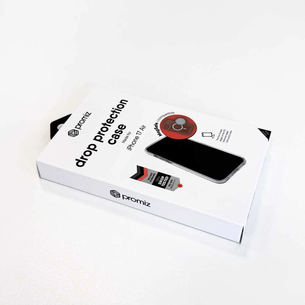 Promiz Drop Protection dėklas iPhone 17 Air (MagSafe, skaidrus)