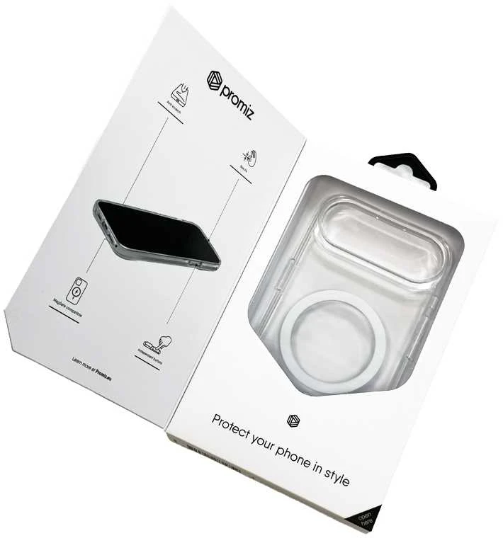 Promiz Drop Protection dėklas iPhone 17 Air (MagSafe, skaidrus)