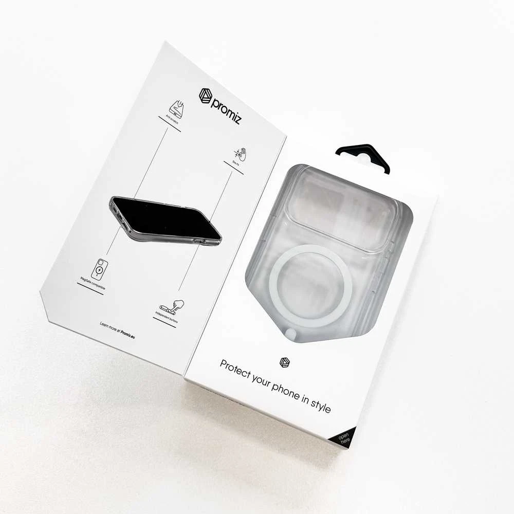 Promiz Drop Protection dėklas iPhone 17 Pro (MagSafe, skaidrus)