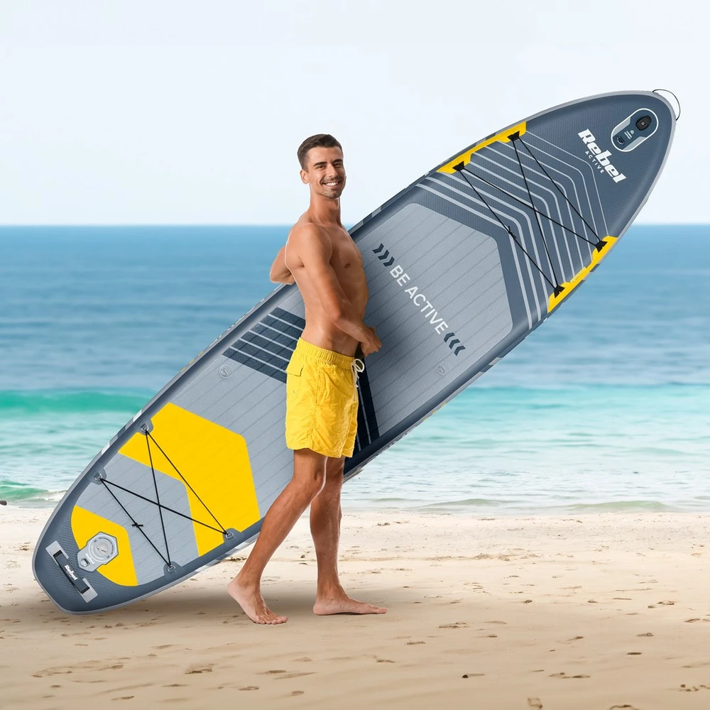 REBEL ACTIVE pripučiamos SUP lentos 350x81x15cm rinkinys