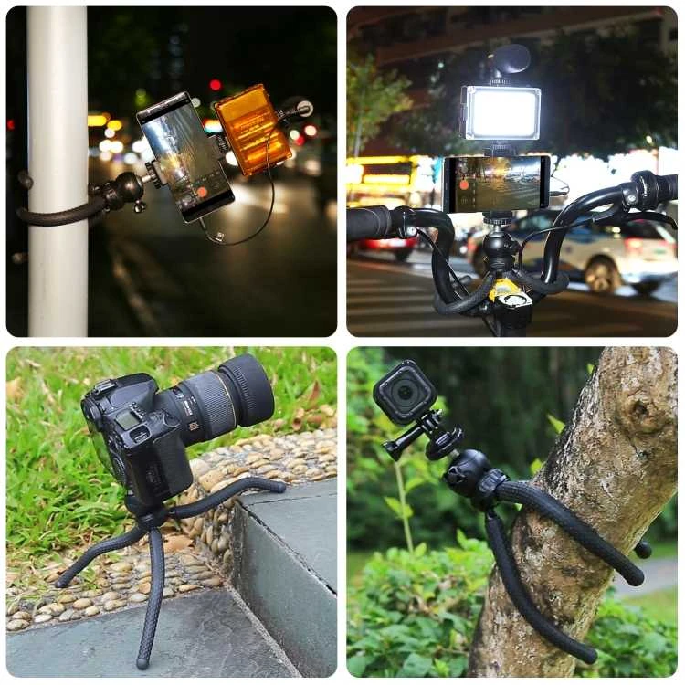 Puluz Blogerio rinkinys (LED lempa, lankstus trikojis stovas, telefono laikiklis ir mikrofonas).