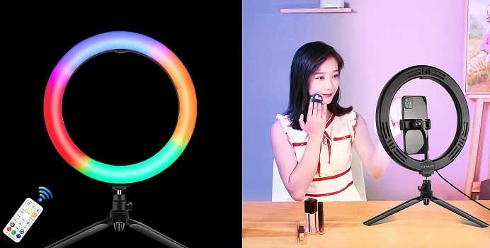 Puluz LED žiedinė lempa 26cm