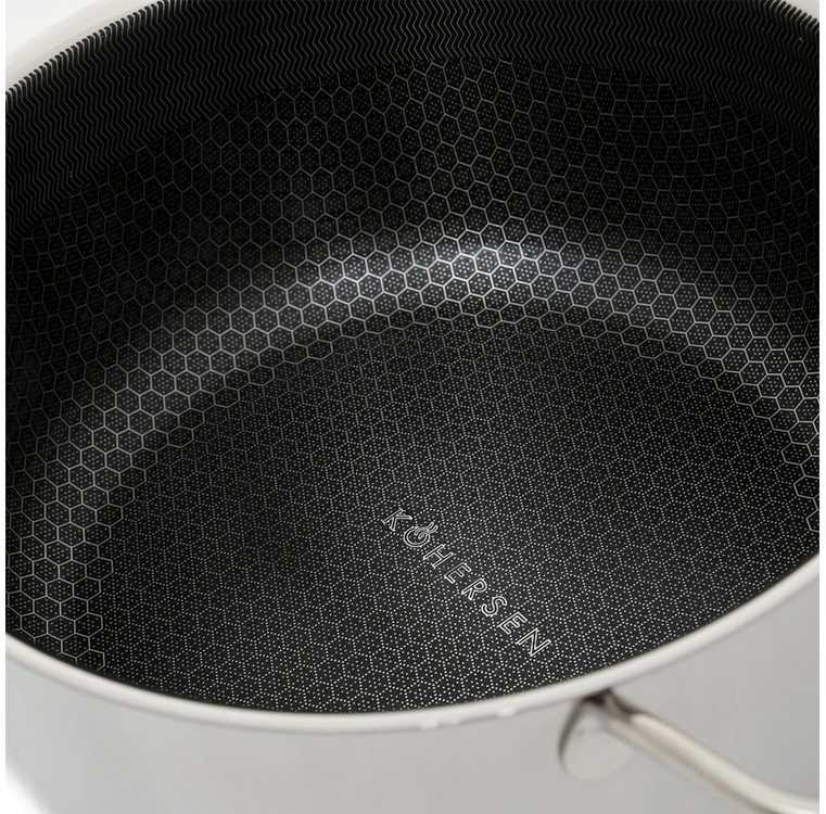 Puodas - Kohersen Juodas Kubas 24 Cm Su Dangčiu