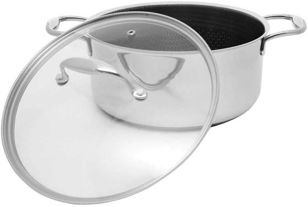 Puodas - Kohersen Juodas Kubas 24 Cm Su Dangčiu