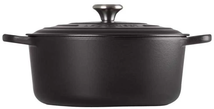 Puodas LeCreuset Signature 24 cm, juodas