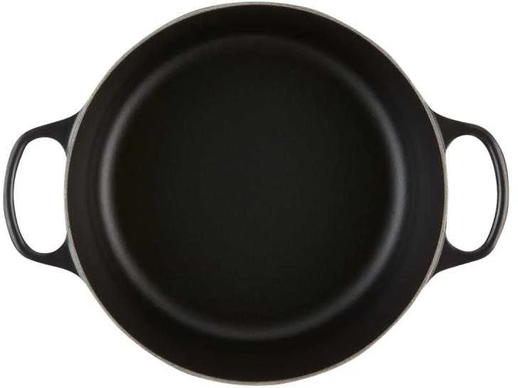 Puodas LeCreuset Signature 24 cm, juodas