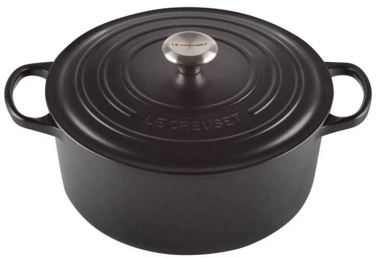 Puodas LeCreuset Signature 24 cm, juodas