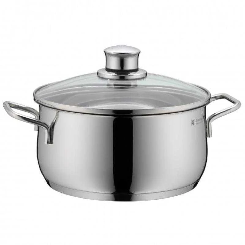 Puodų rinkinys, 4pc, WMF 07.3004.9990 4, Nerūdijantis plienas, Indaplovė proof, Lid included