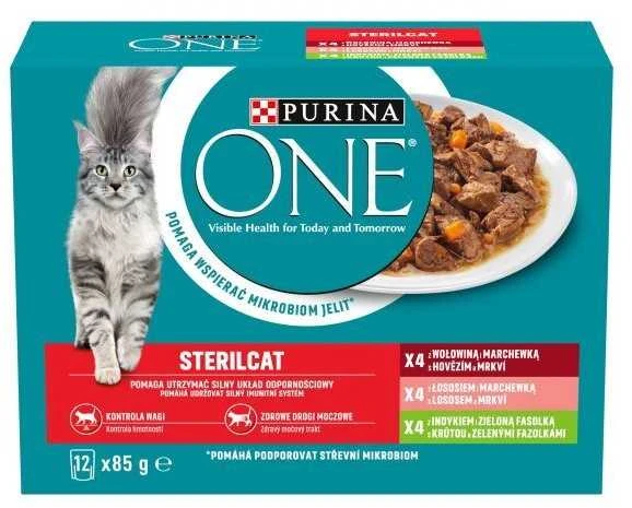 Purina Nestle Drėgnas Kačių Maistas - Purina One 12x85g